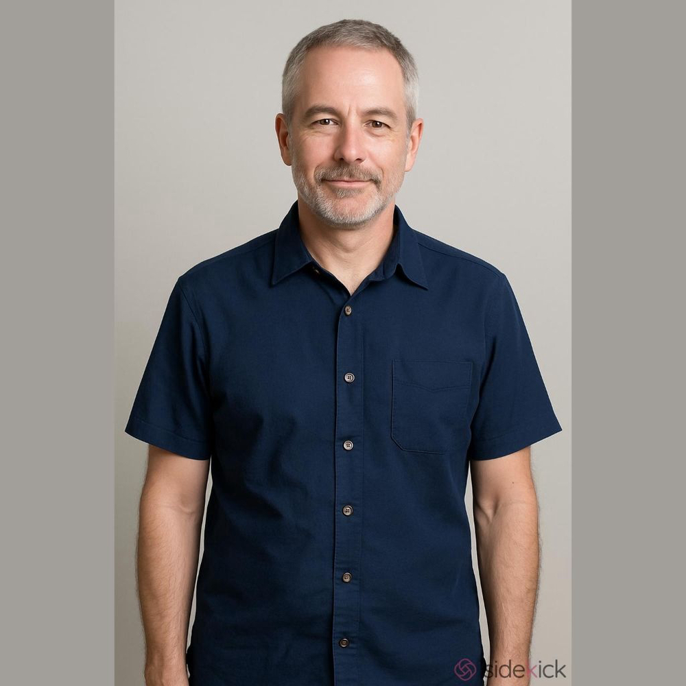 Bill Blass Navy Men's Size M Short Sleeve Shirt